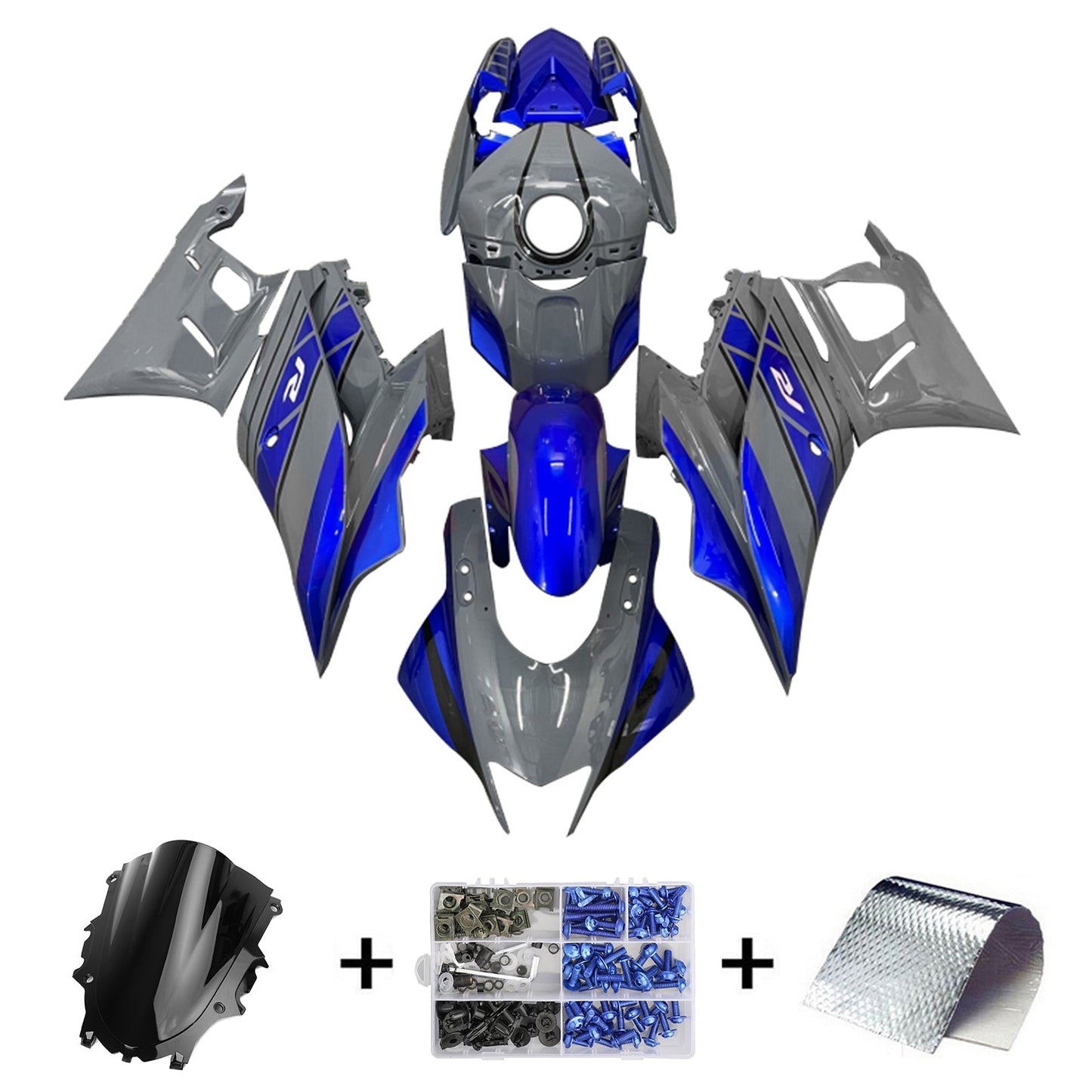 2022-2024 Yamaha YZF-R3 R25 Fairing Kit Bodywork Plastic ABS