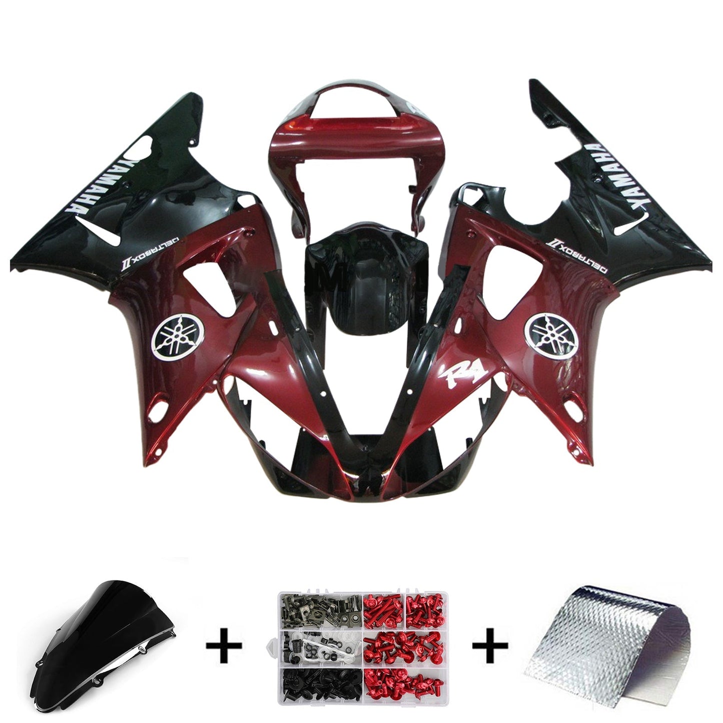 2000-2001 Yamaha YZF 1000 R1 Fairing Kit Bodywork Plastic ABS