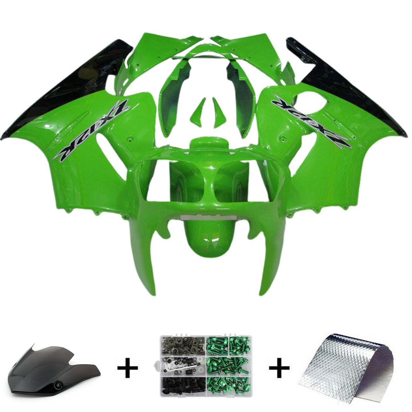 2002-2005 Kawasaki ZX12R Fairing Kit Bodywork Plastic ABS