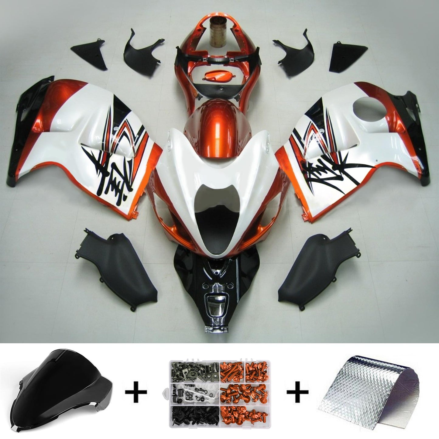 1999-2007 Suzuki Hayabusa GSXR1300 Fairing Kit Bodywork Plastic ABS