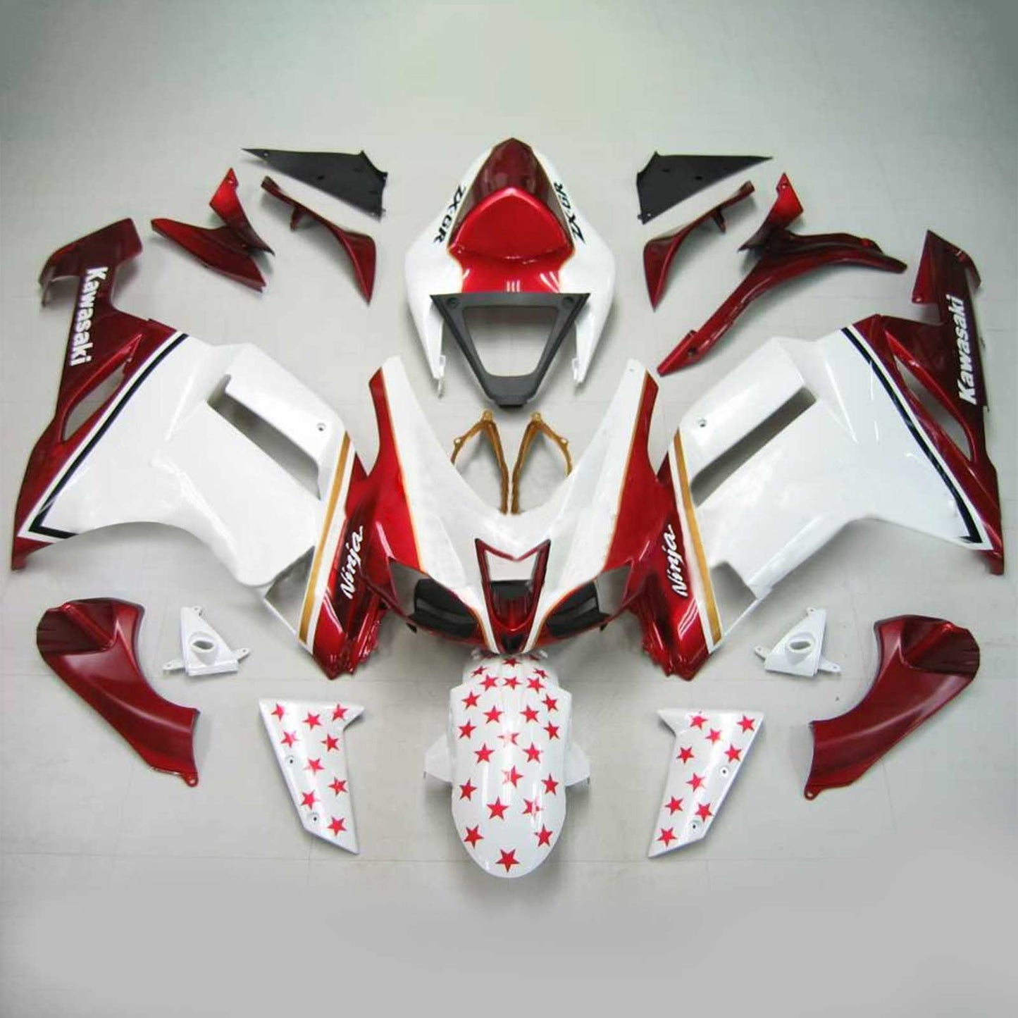 2007-2008 Fairing Kit For Kawasaki ZX6R 636 Generic