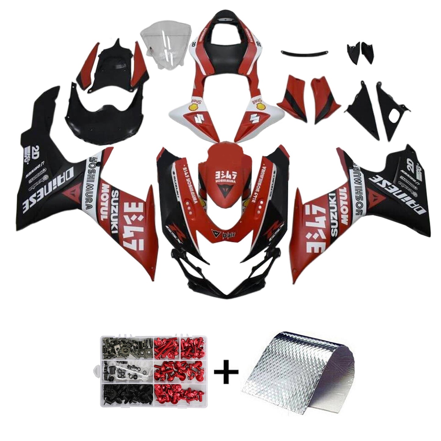 2011-2025 Suzuki GSXR 600/750 K11 Fairing Kit Bodywork Plastic ABS