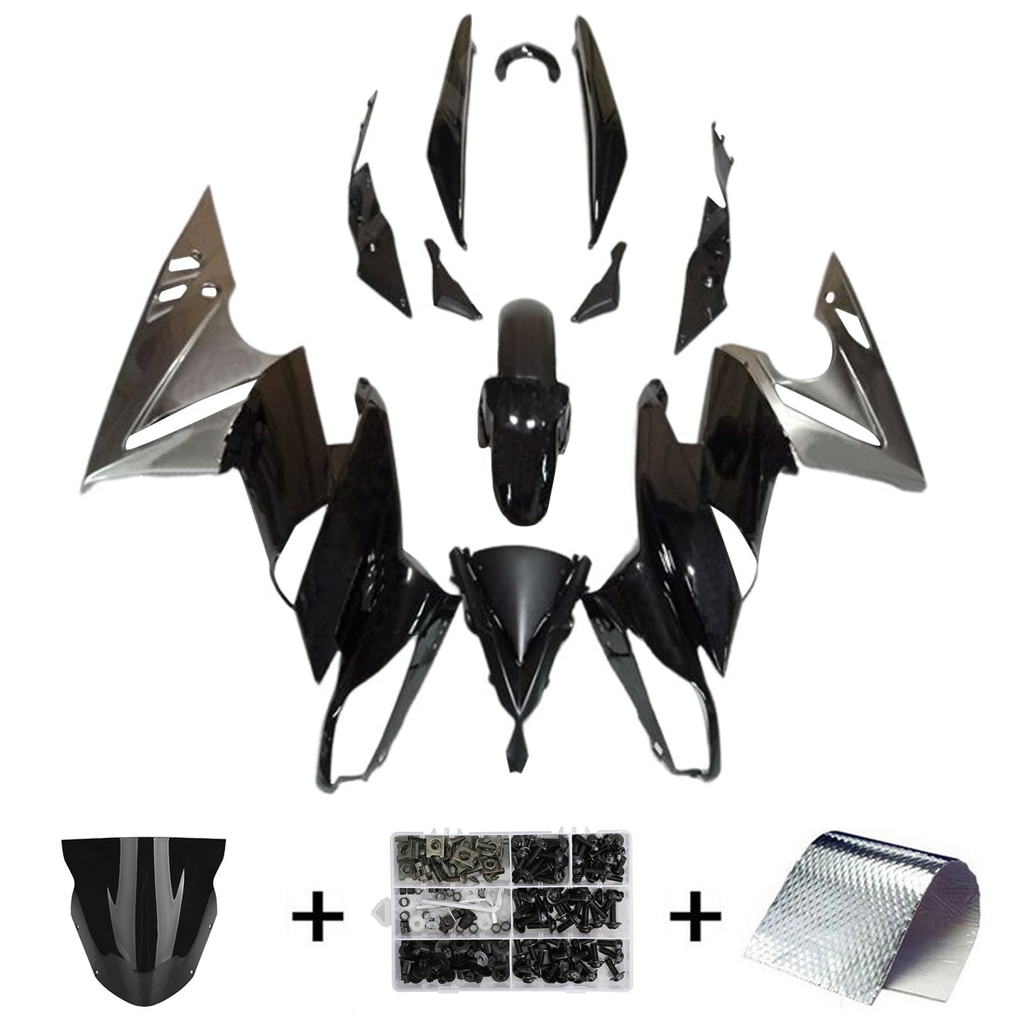 2009-2011 Kawasaki Ninja 650 ER-6F EX650 04# Fairing Kit Plastic