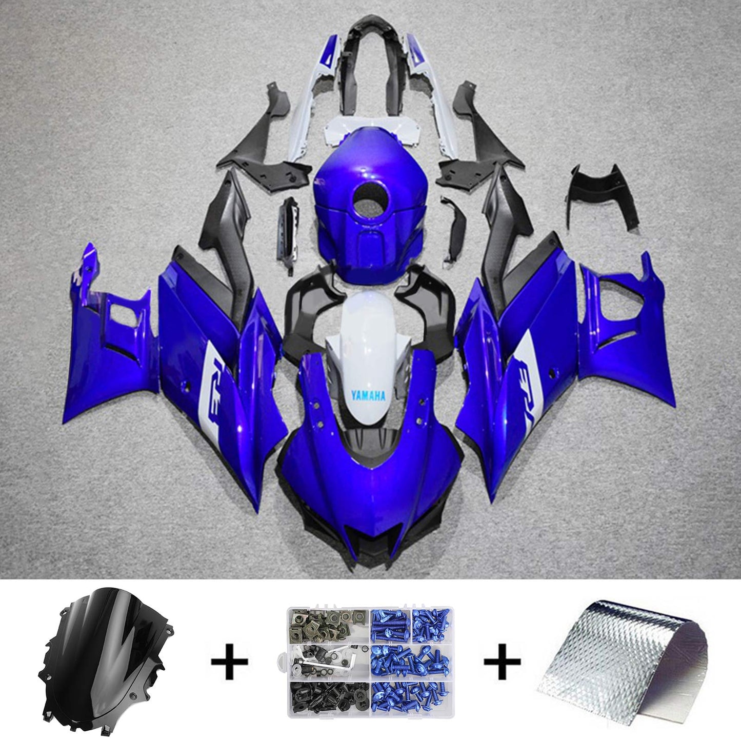 2022-2024 Yamaha YZF-R3 R25 Fairing Kit Bodywork Plastic ABS