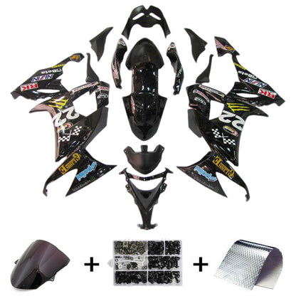 2008-2010 Kawasaki ZX10R Fairing Kit Bodywork Plastic ABS