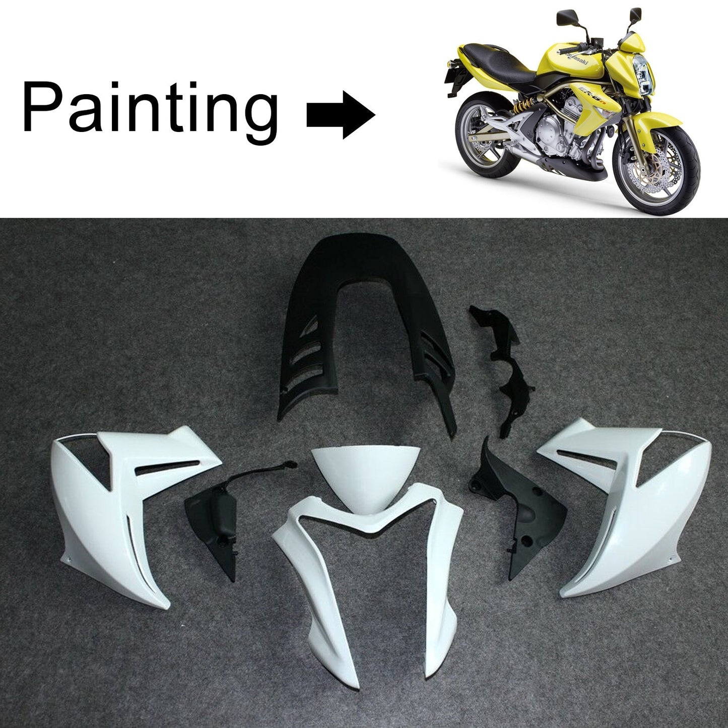 2009-2011 Kawasaki ER-6N ER6N Fairing Kit Bodywork