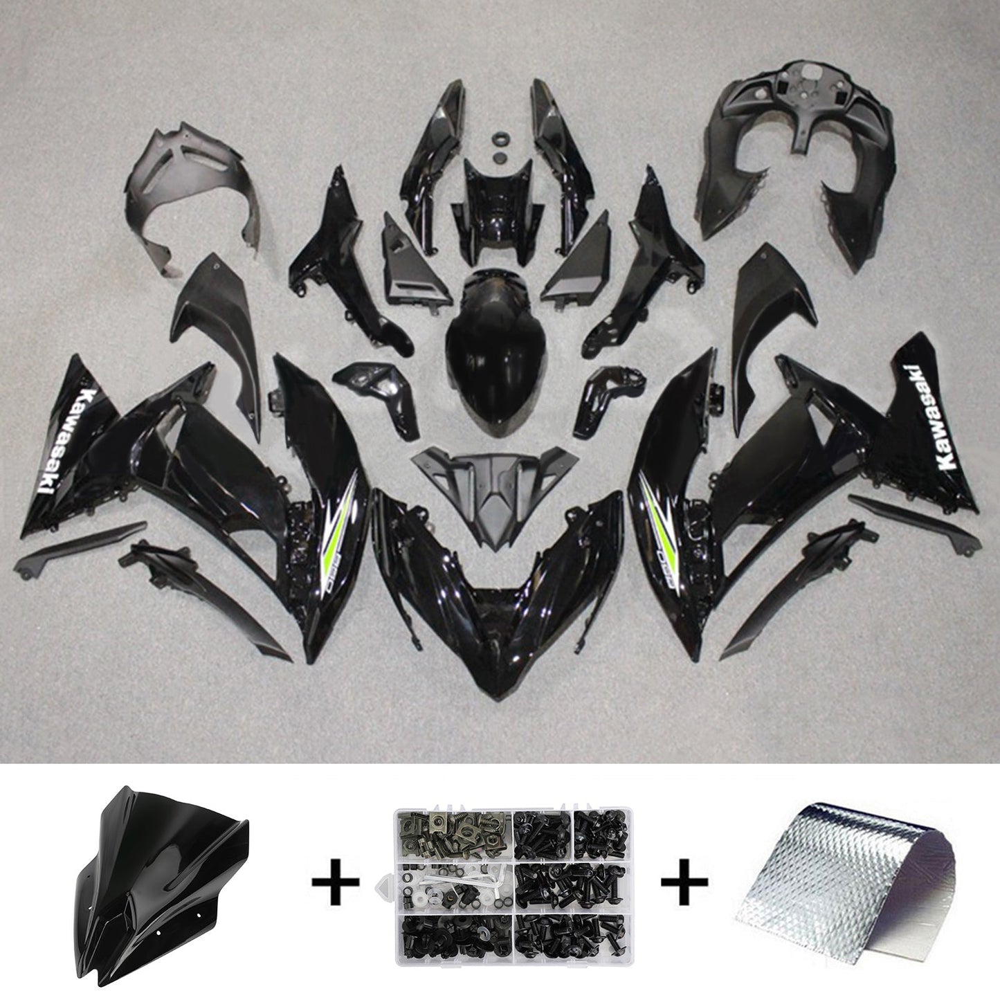 2017-2019 Kawasaki ER6F/Ninja650R Fairing Kit Bodywork Plastic ABS