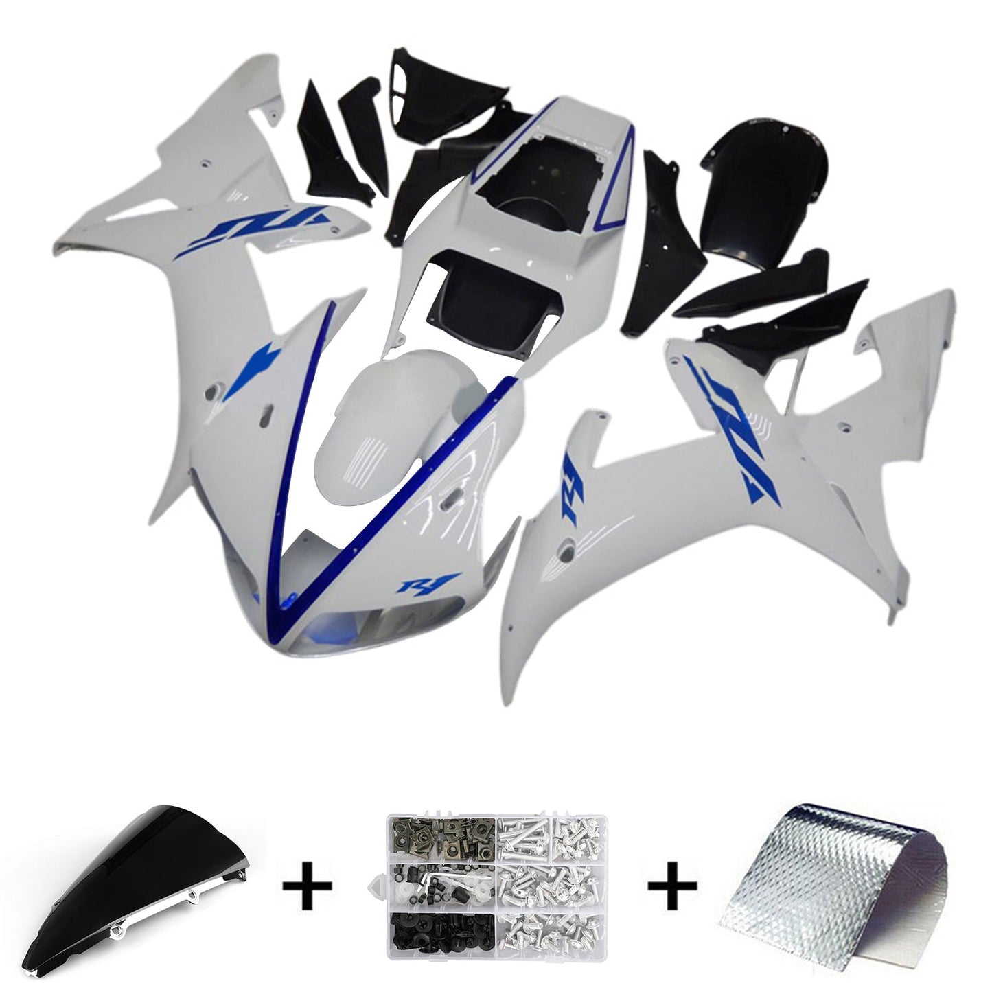 2002-2003 Yamaha YZF 1000 R1 Fairing Kit Bodywork Plastic ABS