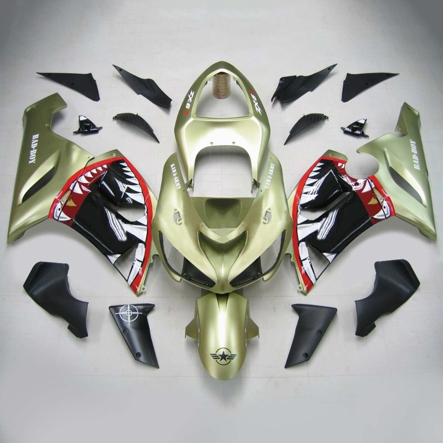 2005-2006 Fairing Kit For Kawasaki ZX6R 636 Generic