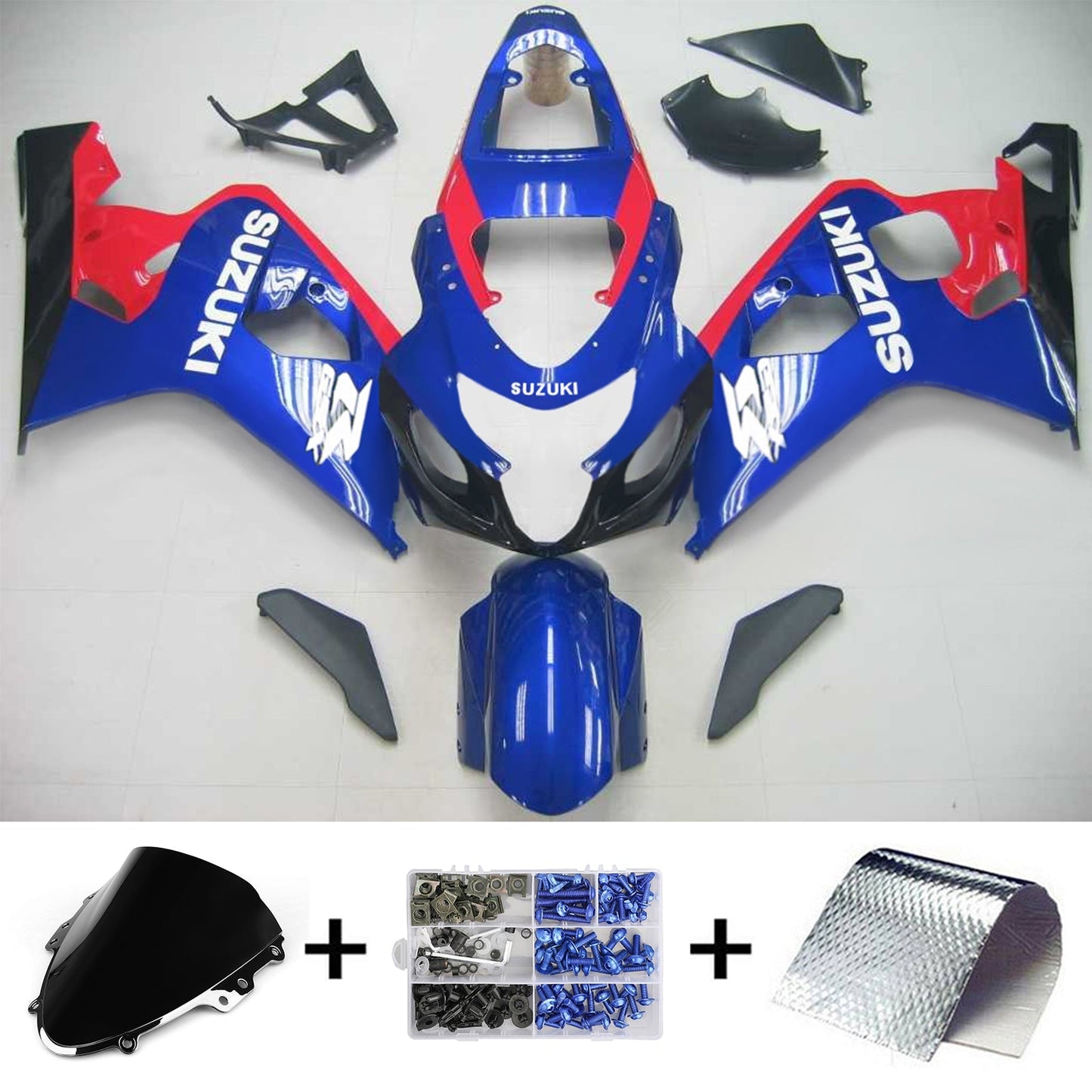 2004-2005 Suzuki GSXR 600/750 Fairing Kit Bodywork Plastic ABS