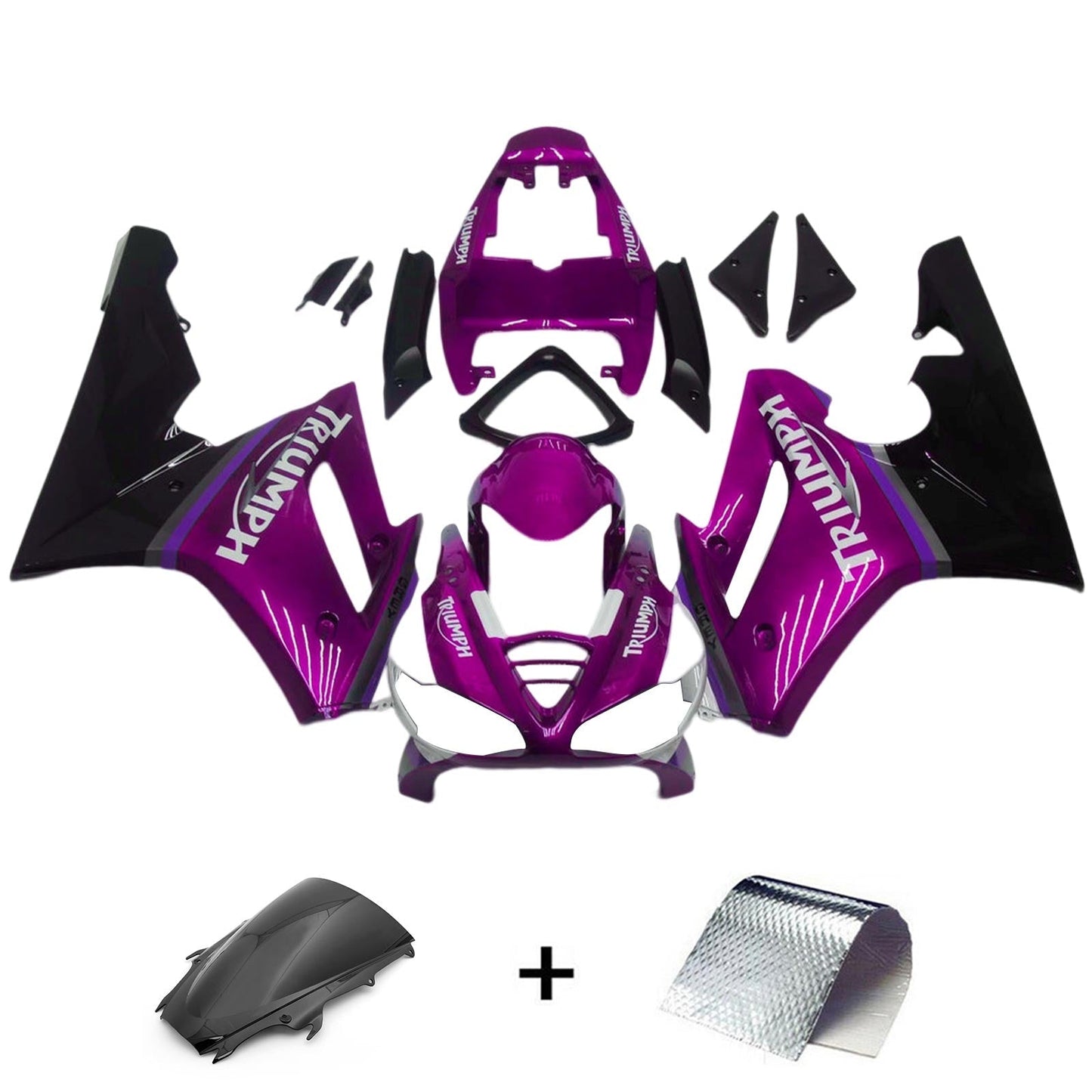 2009-2012  Triumph Daytona 675 Fairing Kit Bodywork Plastic ABS