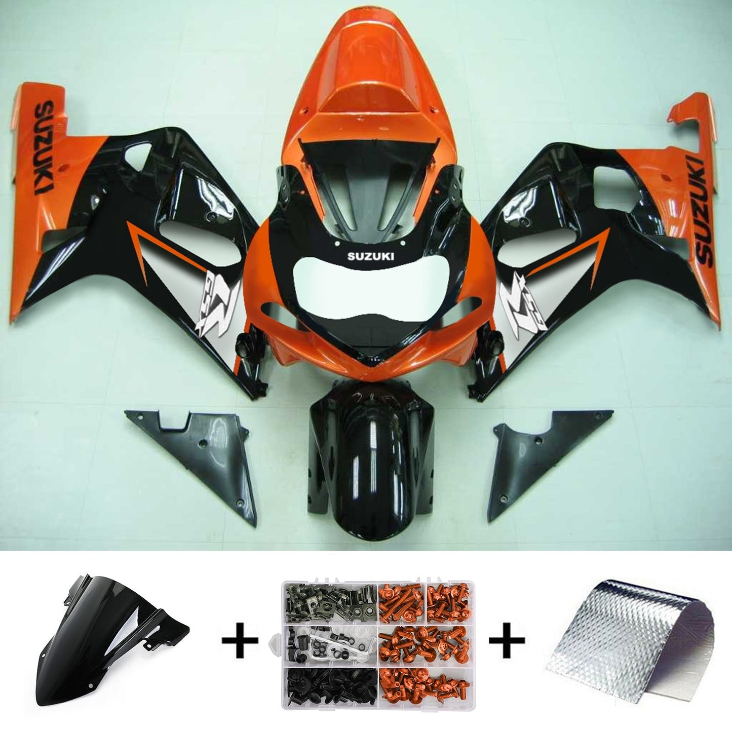 2001-2003 Suzuki GSXR750 Fairing Kit Bodywork Plastic ABS