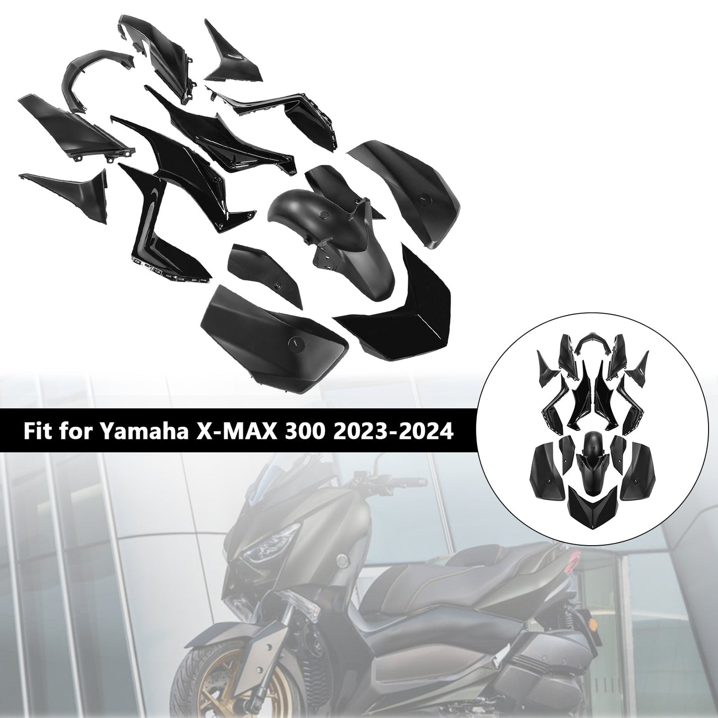 2023-2024 Yamaha X-MAX 300 XMAX Fairing Kit