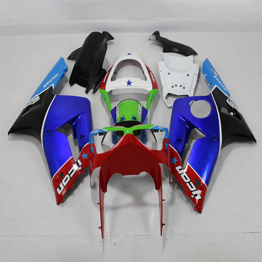 2003-2004 Kawasaki ZX6R 636 Fairing Kit Bodywork Plastic ABS