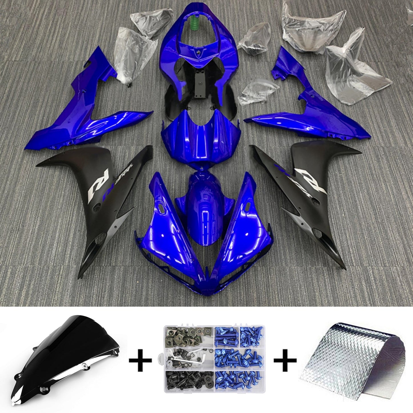 2004-2006 Yamaha YZF 1000 R1 Fairing Kit Bodywork Plastic ABS