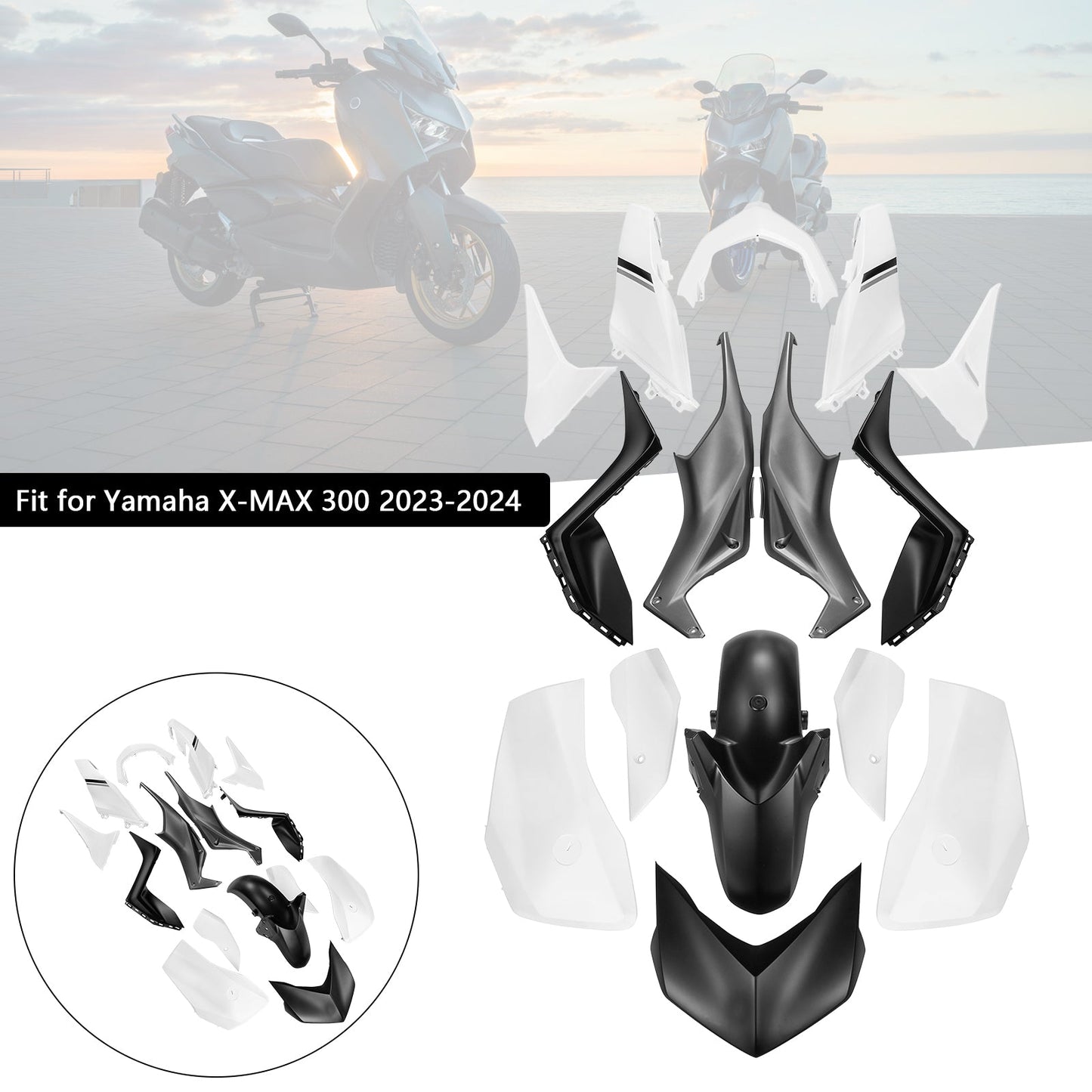 2023-2024 Yamaha X-MAX 300 XMAX Fairing Kit