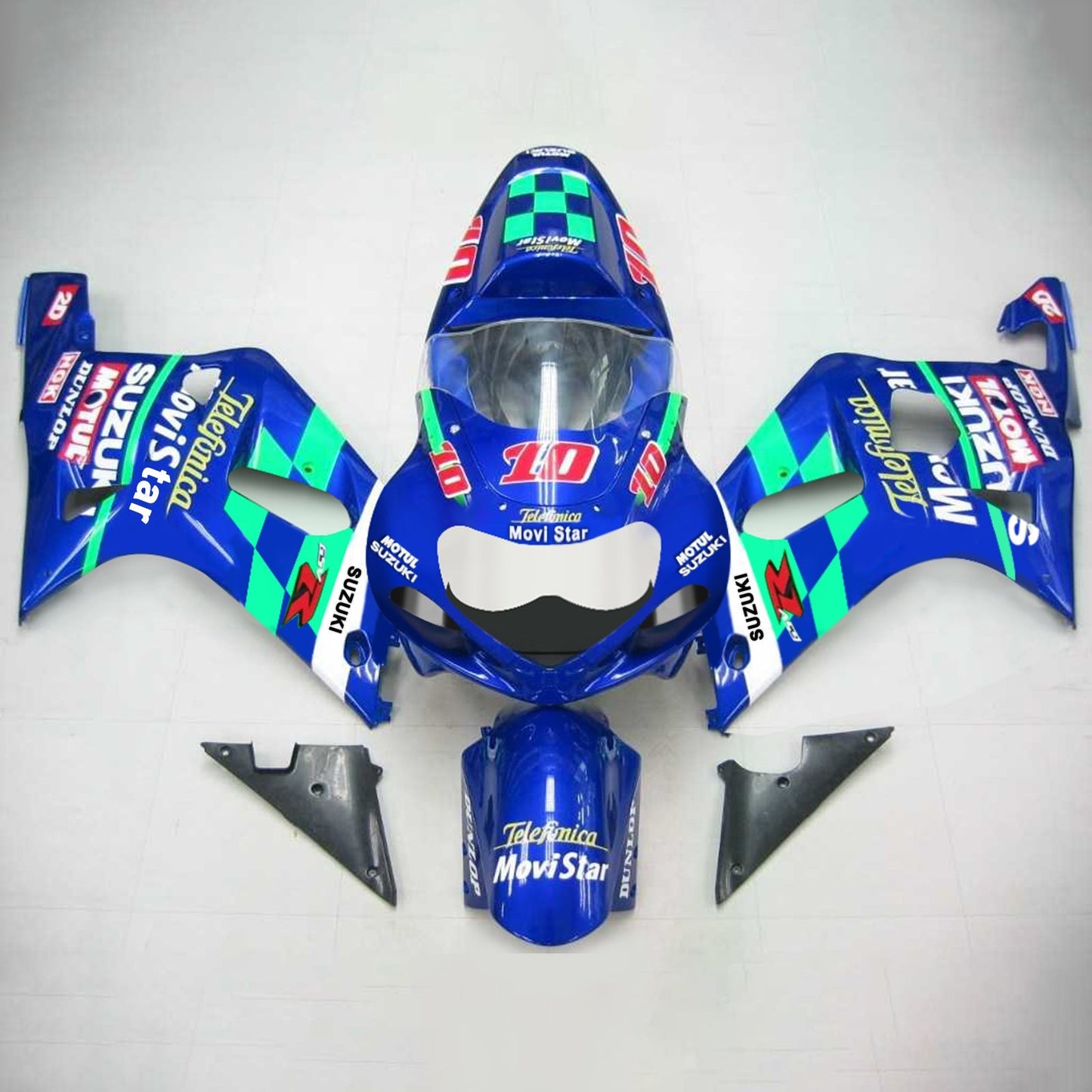 2001-2003 Suzuki GSXR750 Fairing Kit Bodywork Plastic ABS