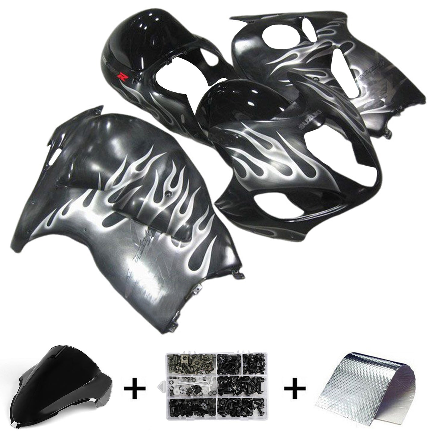 1999-2007 Suzuki Hayabusa GSX1300R Fairing Kit Bodywork Plastic ABS