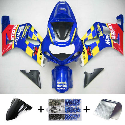 2001-2003 Suzuki GSXR750 Fairing Kit Bodywork Plastic ABS
