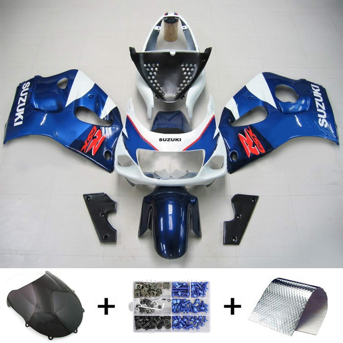 1996-2000 Suzuki GSXR 600/750 Fairing Kit Bodywork Plastic ABS