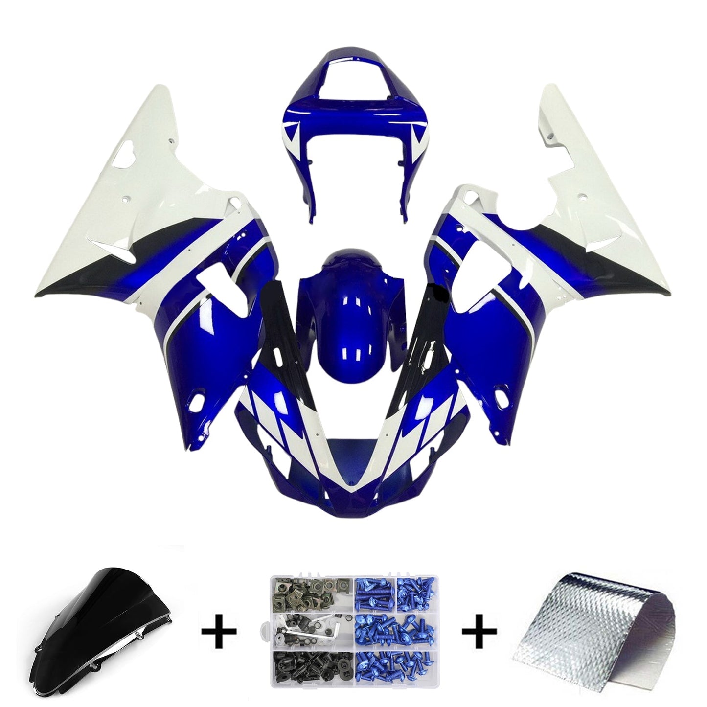 2000-2001  Yamaha YZF 1000 R1 Fairing Kit Bodywork Plastic ABS
