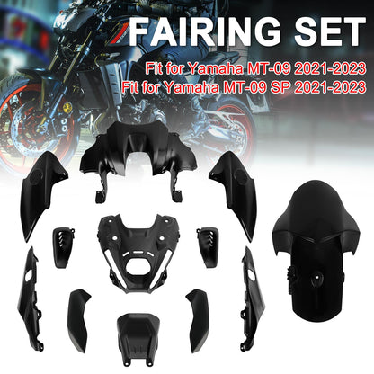 2021-2023 Yamaha MT-09 / MT-09 SP Bodywork Fairing Injection Unpainted