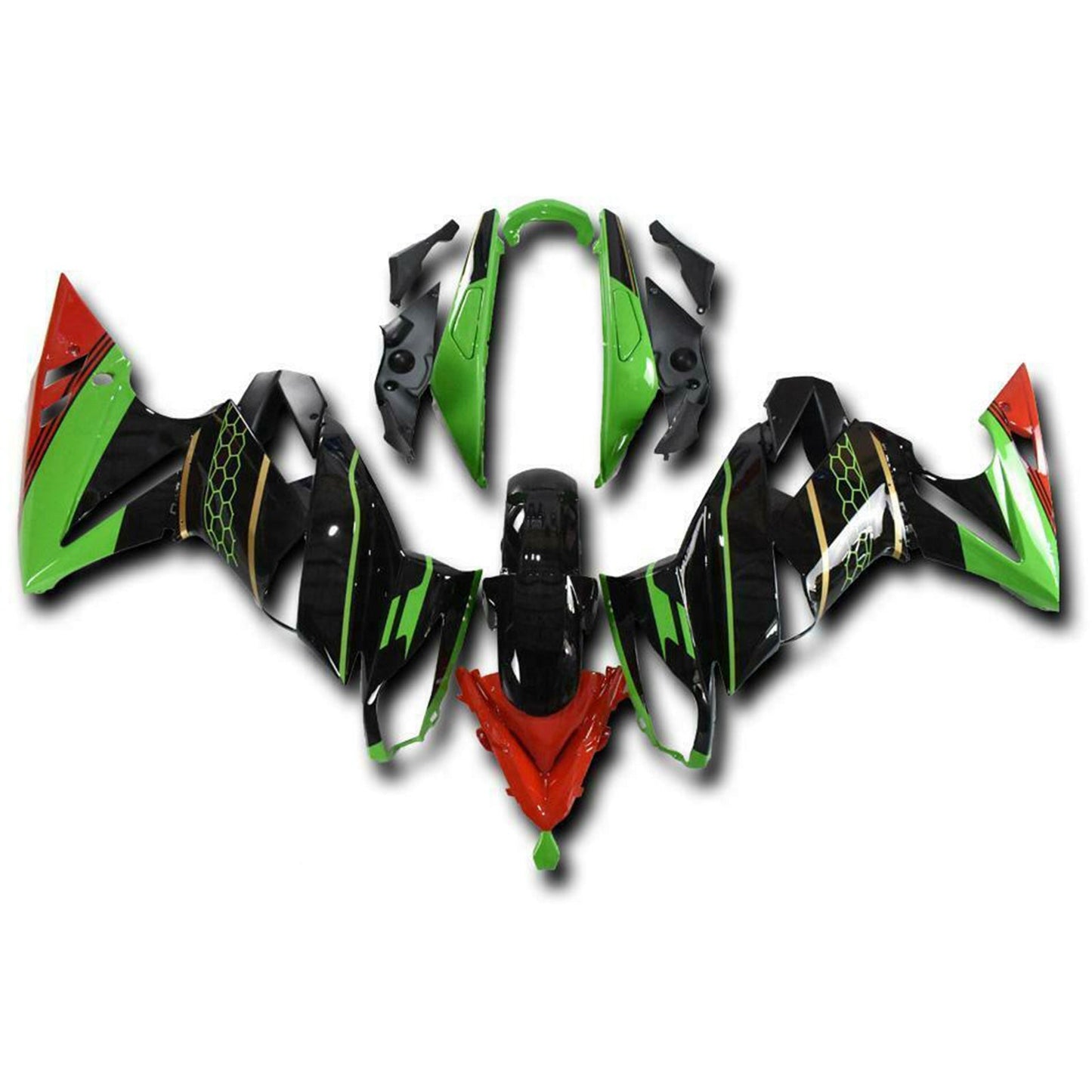 2009-2011 Fairing Kit Plastic for Kawasaki Ninja 650 ER-6F EX650 03# Generic