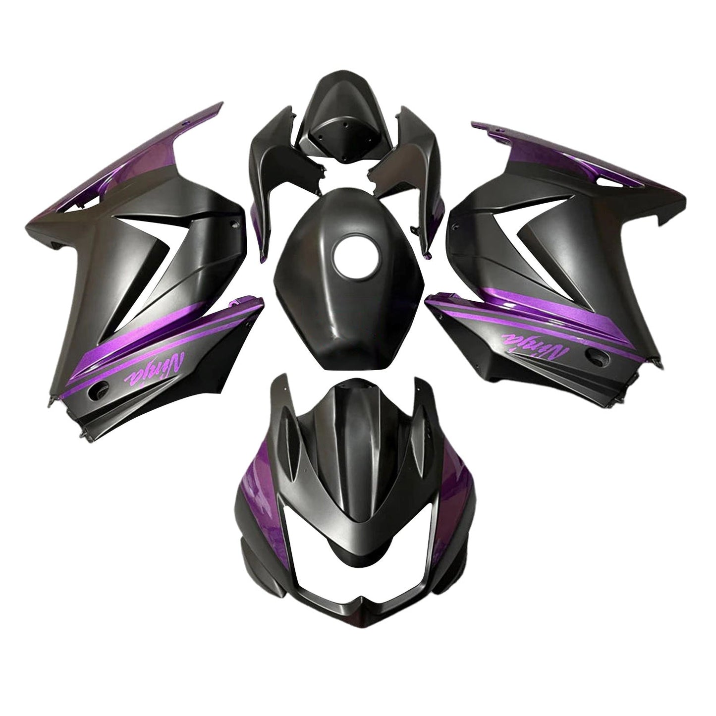 2008-2012 Kawasaki EX250 Ninja250R Fairing Kit Bodywork Plastic ABS