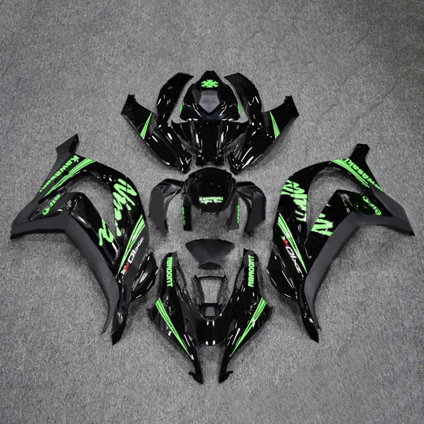 2016-2020 Kawasaki ZX10R Fairing Kit Bodywork Plastic ABS