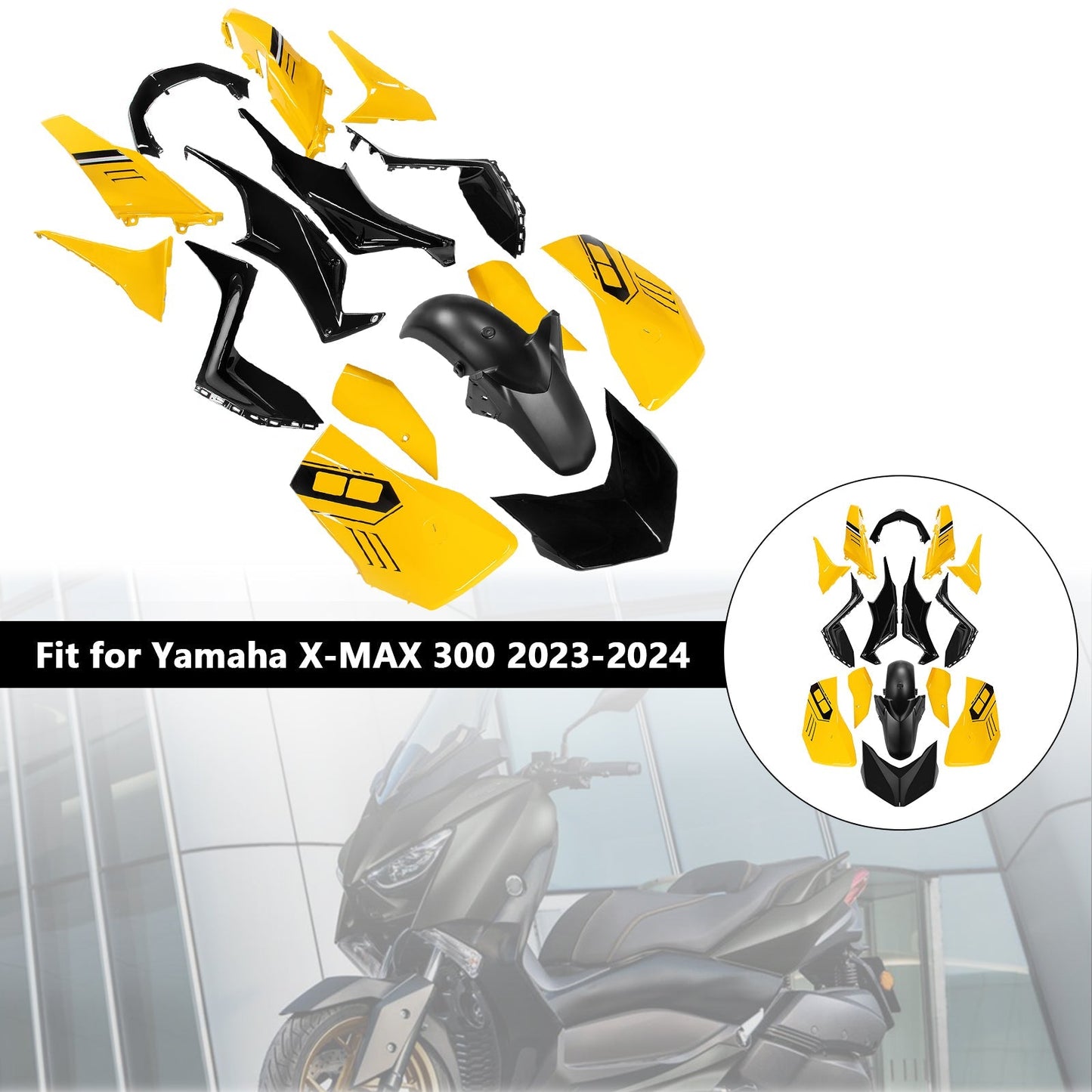 2023-2024 Yamaha X-MAX 300 XMAX Fairing Kit