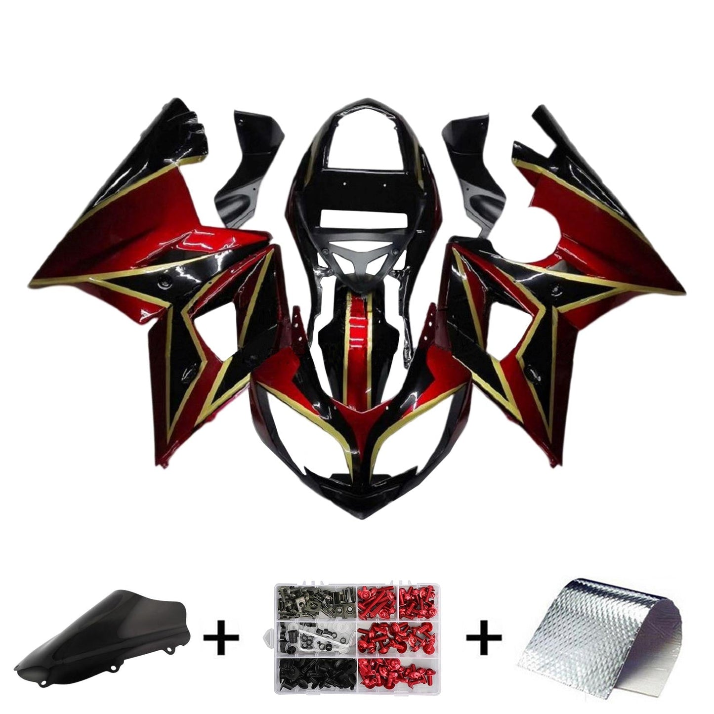 2002-2005 Triumph Daytona 600 650 Fairing Kit Bodywork Plastic ABS