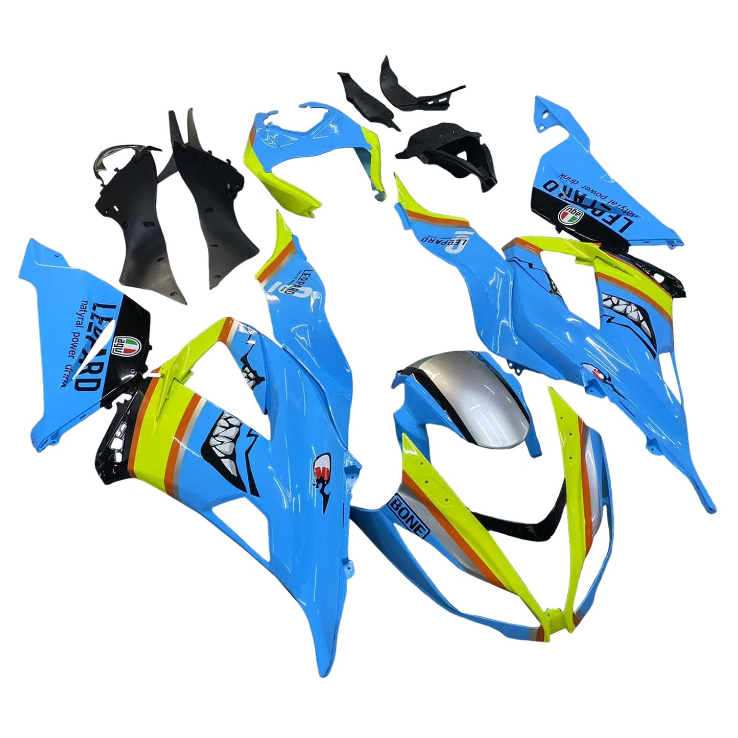 2013-2018 Kawasaki ZX6R 636 Fairing Kit Bodywork Plastic ABS