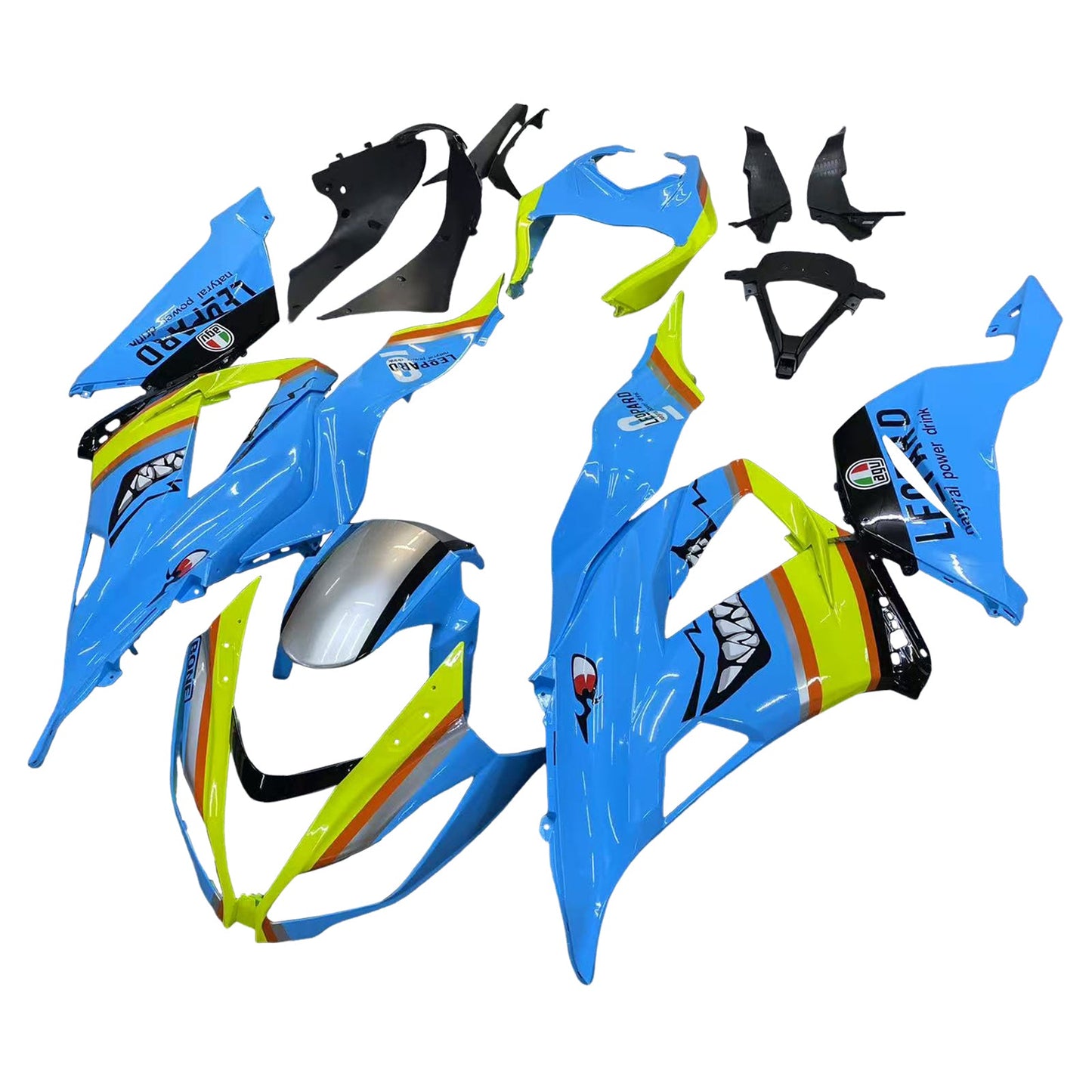 2013-2018 Kawasaki ZX6R 636 Fairing Kit Bodywork Plastic ABS