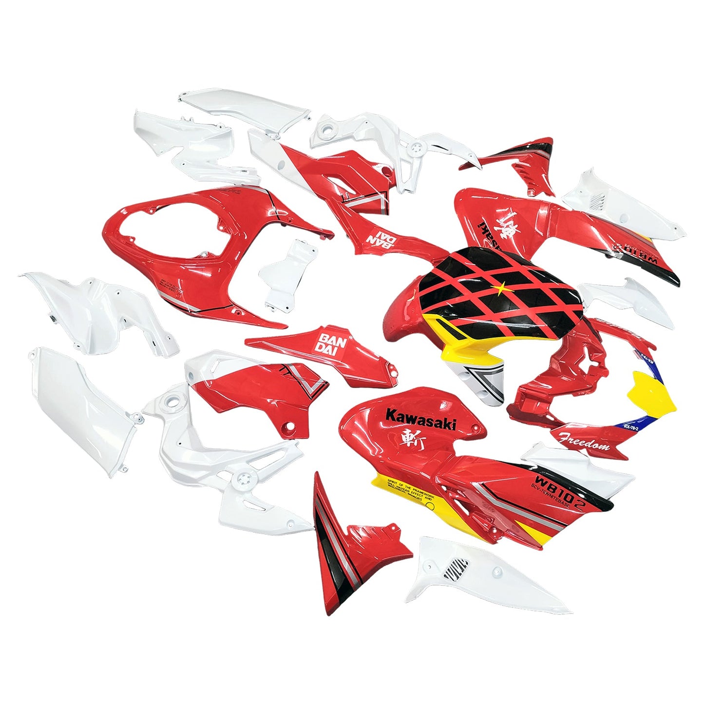 2020-2024 Kawasaki Z900 Fairing Kit Bodywork Plastic ABS
