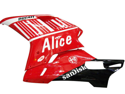 2007-2012 Fairings for Ducati 1098 1198 848 Red Alice  Generic