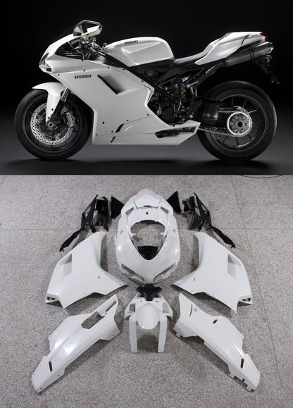 2007-2012 Fairings Ducati 1098 1198 848 White 1198  Generic