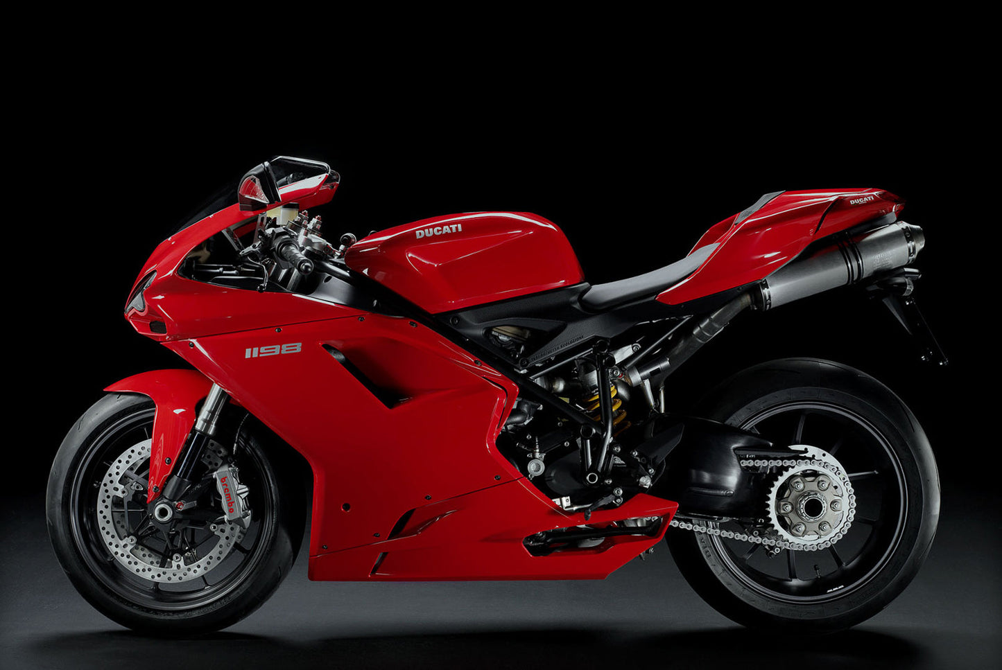 2007-2012 Fairings for Ducati 1098 1198 848 Red 1198 Generic