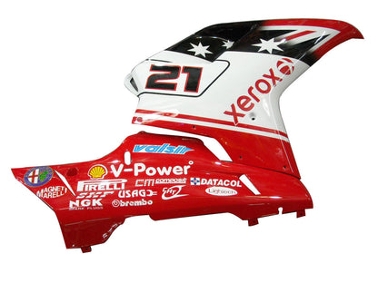 2007-2012 Fairings for Ducati 1098 1198 848 Red & White Xerox No.21  Generic