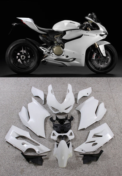2012-2015 Fairings Ducati 1199 Panigale  White 1199  Generic