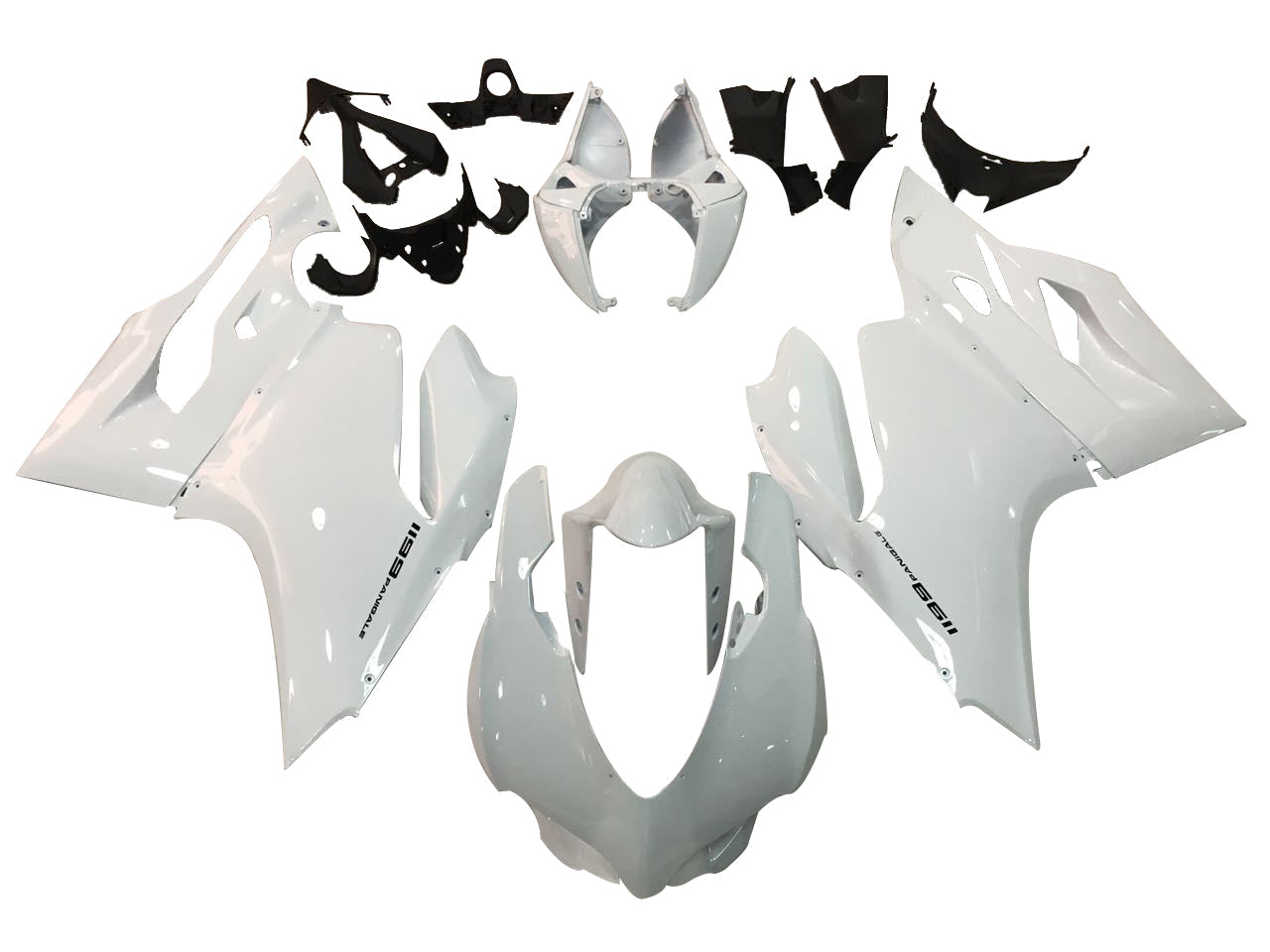 2012-2015 Fairings Ducati 1199 Panigale  White 1199  Generic
