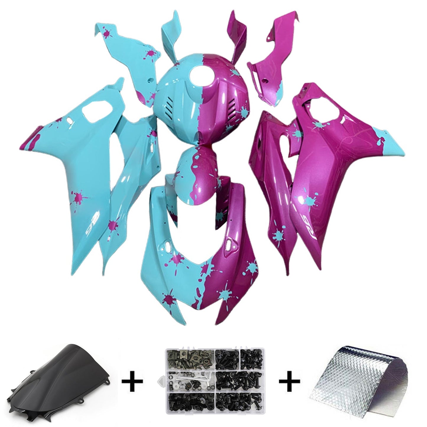 2017-2023 Yamaha YZF-R6 Fairing Kit Bodywork Plastic ABS