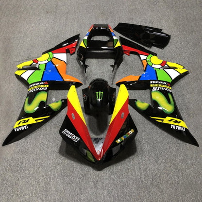 2002-2003 Yamaha YZF-R1 Fairing Kit Bodywork Plastic ABS