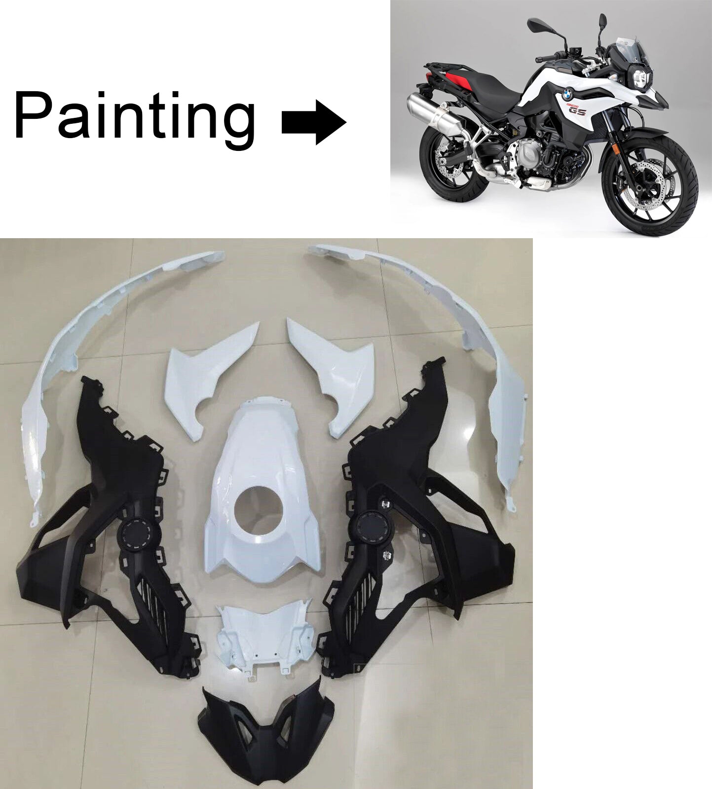 2018-2022 BMW F750GS F850GS Fairing Kit Bodywork