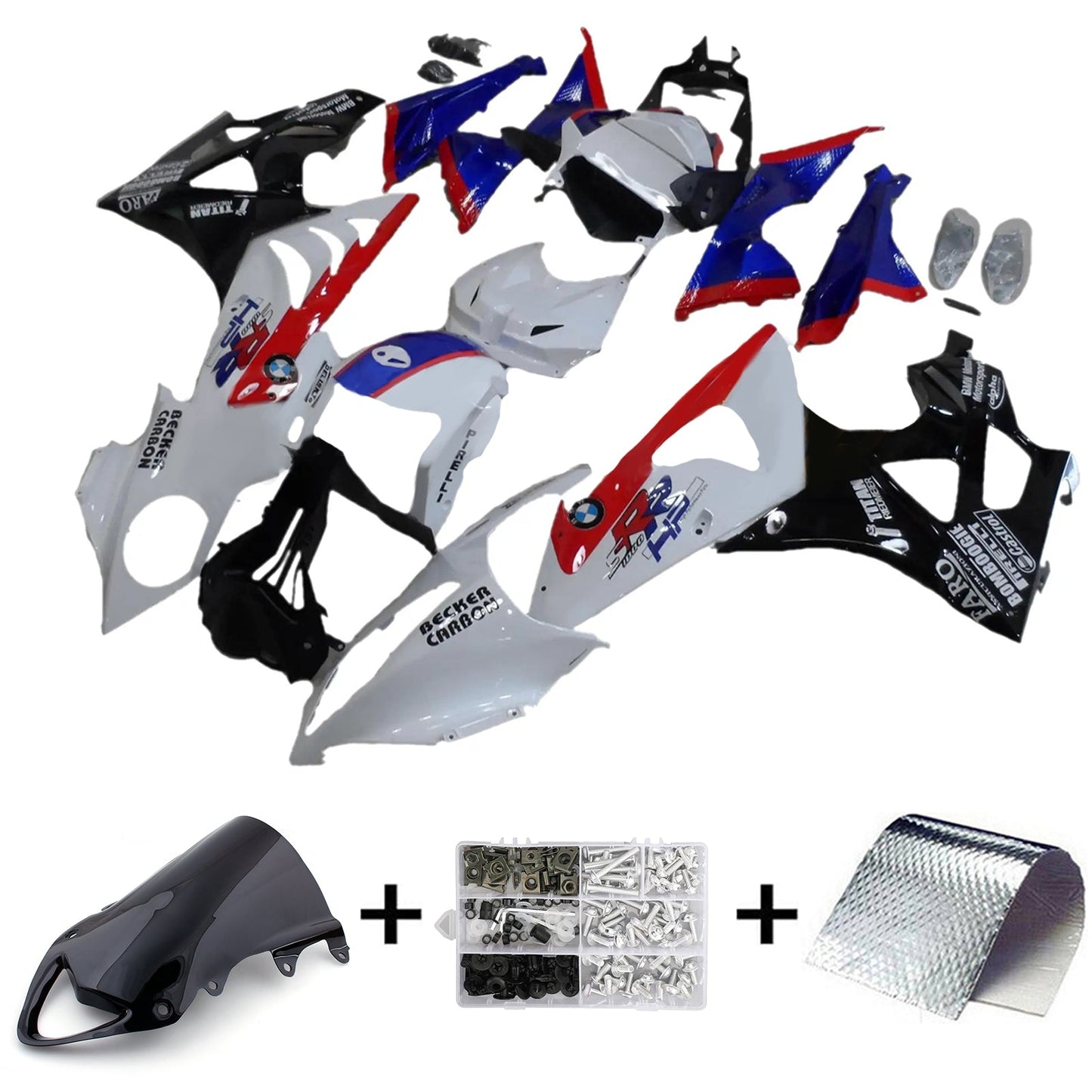 2009-2014 BMW S1000RR Fairing Kit Bodywork Plastic ABS