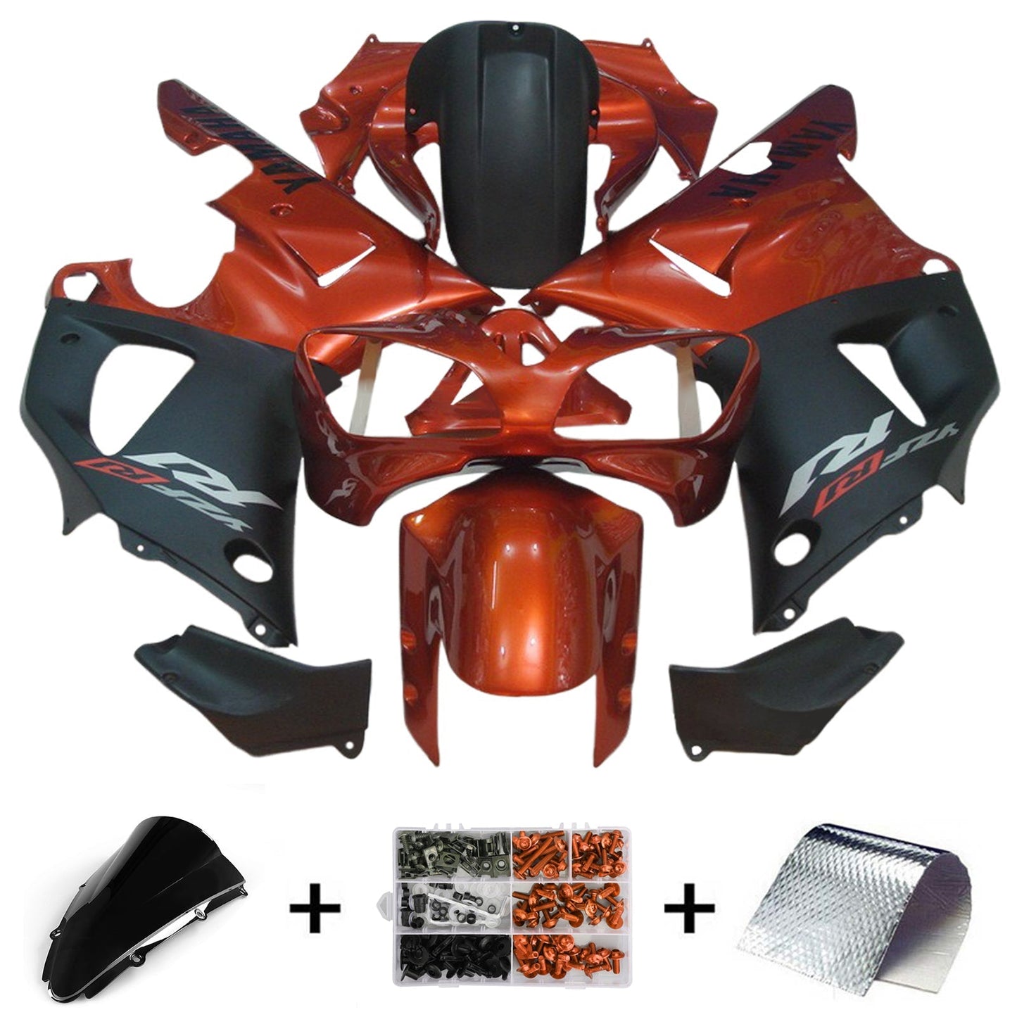 2000-2001  Yamaha YZF 1000 R1 Fairing Kit Bodywork Plastic ABS