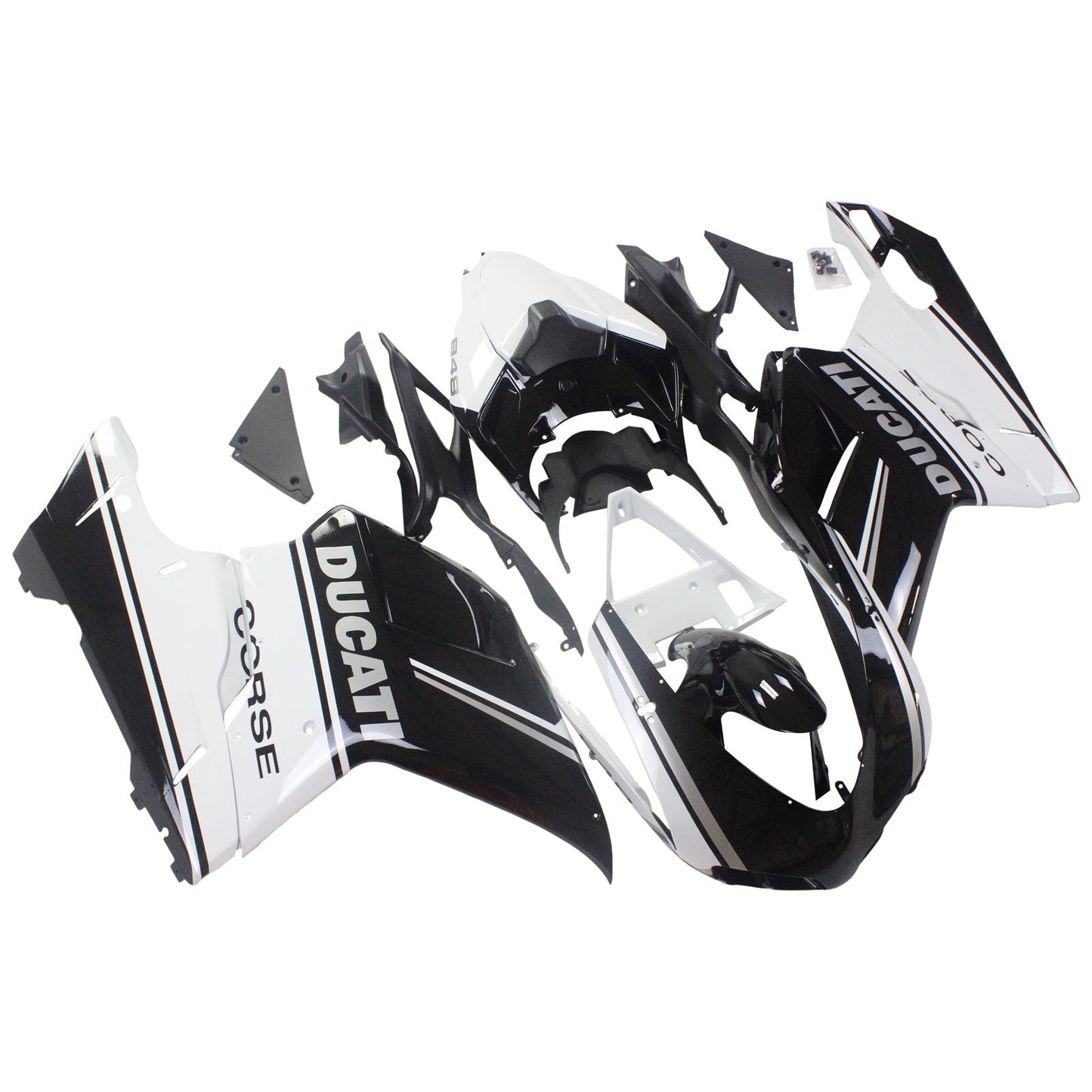 2007-2011 Ducati 1098 1198 848 Fairing Kit Bodywork ABS