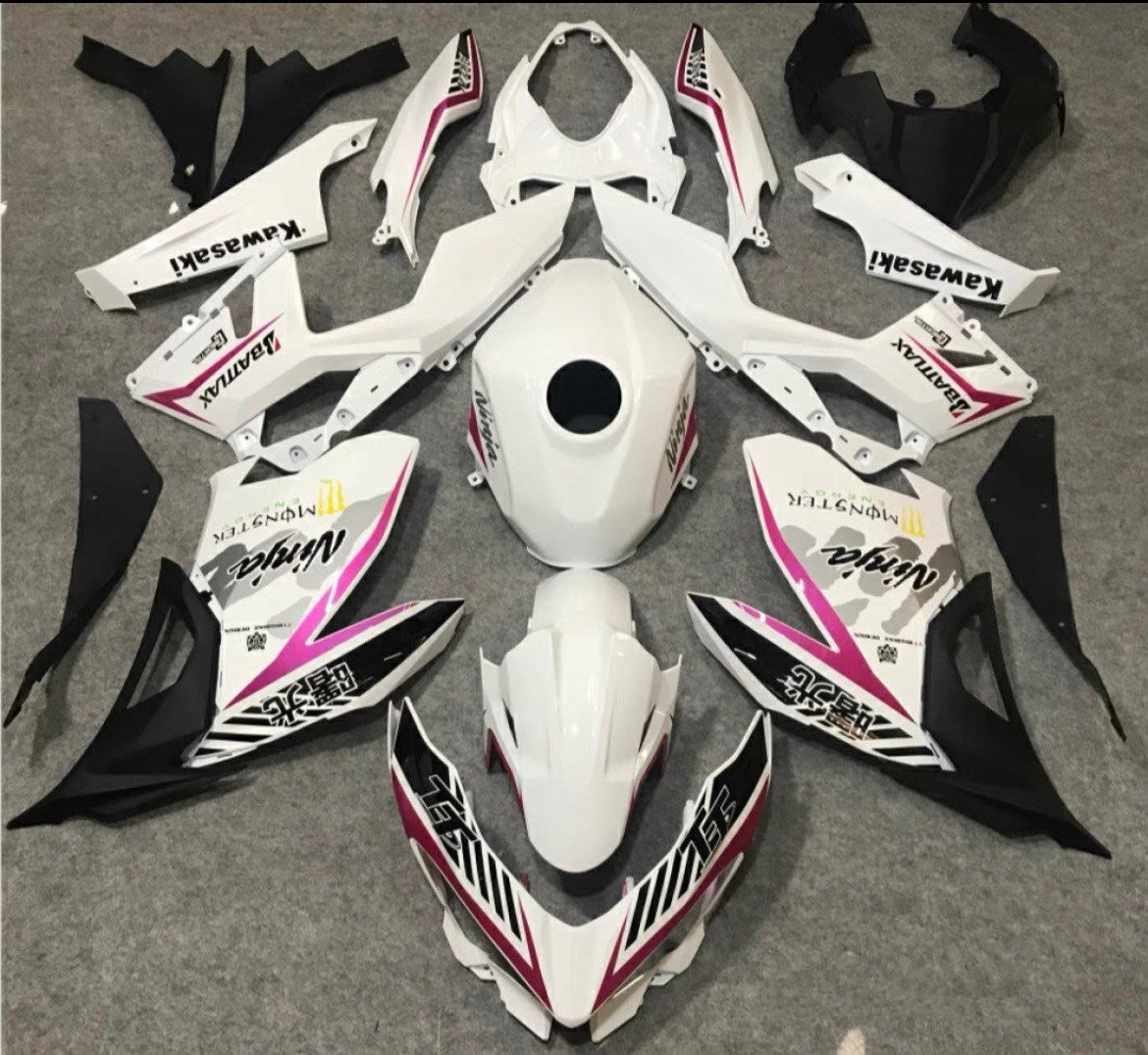 2018-2024  Kawasaki EX400 Ninja400 Fairing Kit Bodywork Plastic ABS