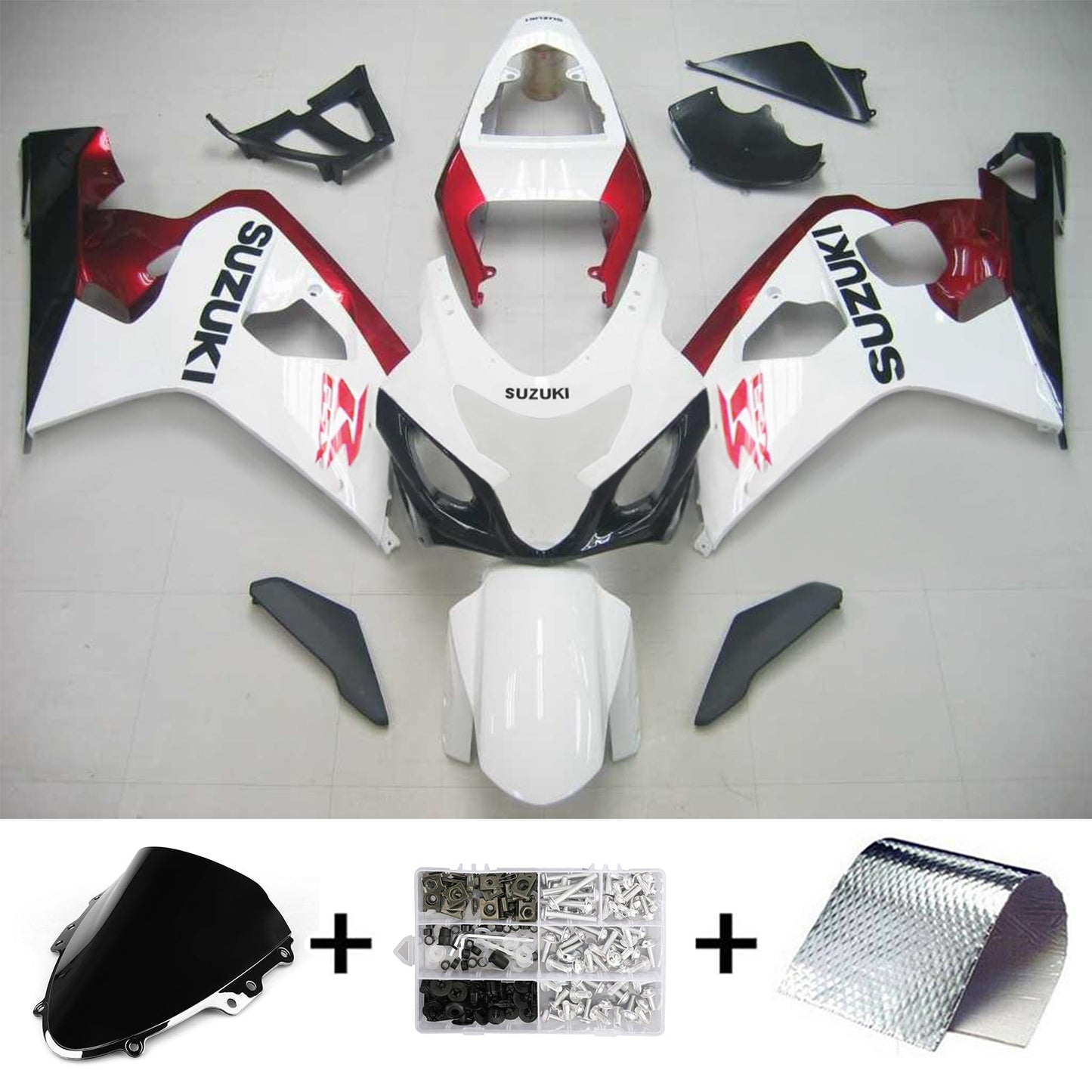 2004-2005 Suzuki GSXR 600/750 Fairing Kit Bodywork Plastic ABS