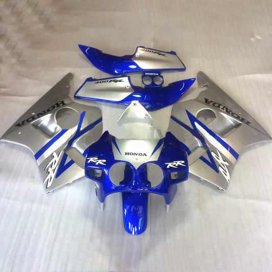 1987-1989 Honda CBR400RR NC23 Fairing Blue & Silver Kit