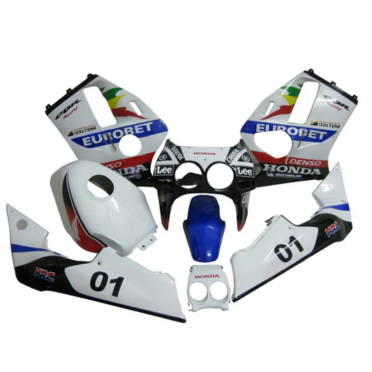 1988-1989 CBR250RR MC19 Honda White & Blue Fairing Kit